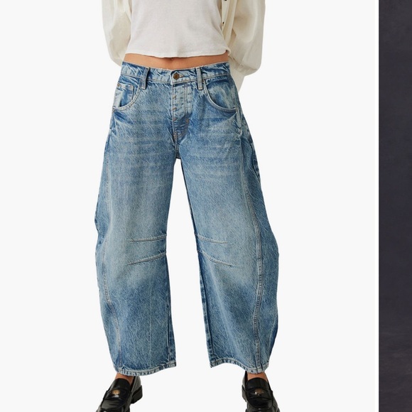 We The Free Denim - WE THE FREE barrel jeans